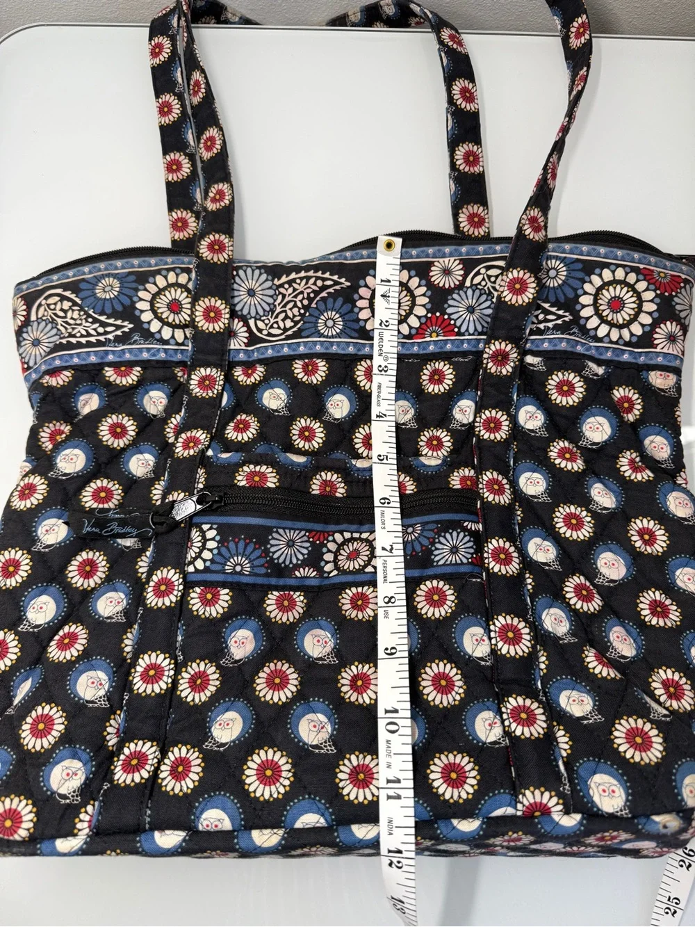 VINTAGE 2000s Vera Bradley Night Owl Tote Bag 🦉✨ Rare Retired Y2K Aesthetic